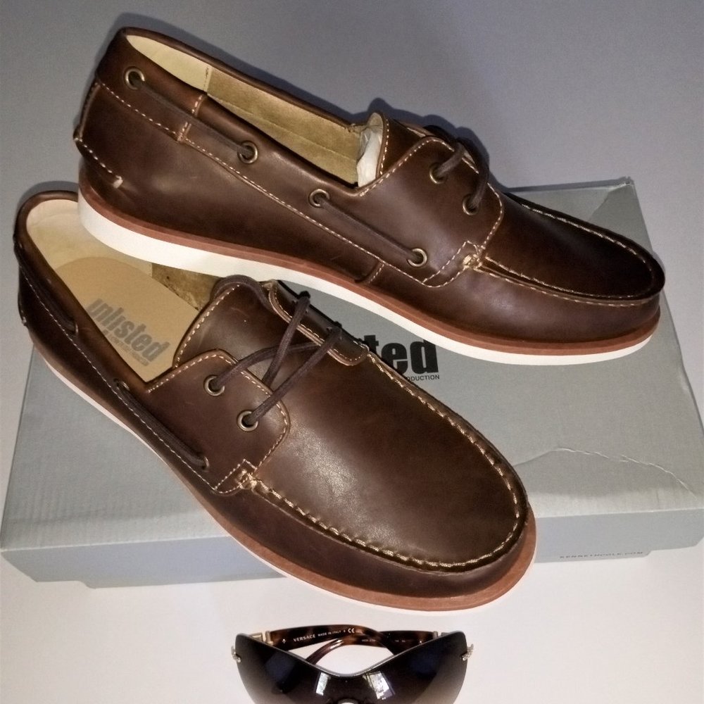 60% OFF ~ NIB Kenneth Cole Men's Santon Loafer and Shoe in Brown 11 MSRP: $128